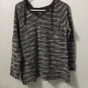 Style & Co Knit Sweater with hood